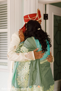 Indian groom's emotional capture. indian groom,pre-wedding ritual,indian groom fashion
