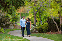 Lovely outdoor indian engagement photo Lovely outdoor indian engagement photo