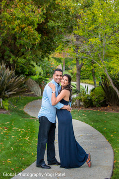 Sweet indian couple memorializing their engagement Sweet indian couple memorializing their engagement