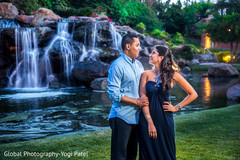 Sweet indian couple during their engagement Sweet indian couple during their engagement