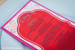 Elegant Indian wedding menu. indian wedding reception,indian wedding menu,planning and design