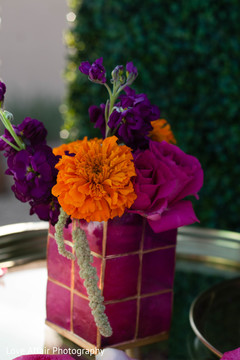 Fuchsia floral centerpiece. indian wedding reception,floral and decor,planning and design
