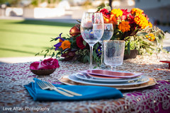 Elegant Indian wedding table design. indian wedding reception,floral and decor,planning and design