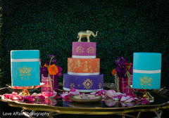 Inspiring Indian wedding cakes' table. indian wedding reception,indian wedding cakes