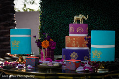 Indian wedding cakes display. indian wedding reception,cakes and treats,indian wedding cake designs