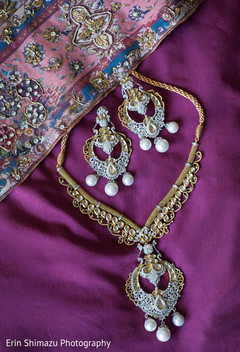 Gorgeous white and gold kundan Gorgeous white and gold kundan