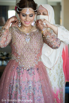 Lovely Muslim bride getting ready Lovely Muslim bride getting ready