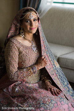 Gorgeous pink and gold lengha Gorgeous pink and gold lengha