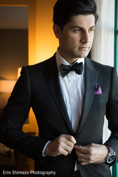 Handsome indian groom getting ready Handsome indian groom getting ready