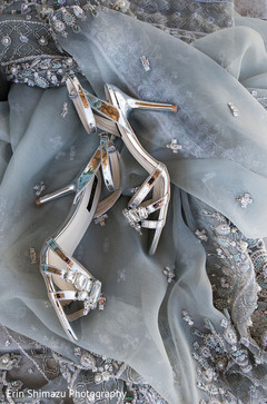 Beautiful silver lengha and heels silver lengha,bridal lengha,shoes