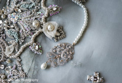 Dreamy bridal lengha details bridal lengha,silver lengha,indian bride jewelry