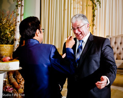 Inspiring parent's wedding scene. indian wedding reception,indian wedding cake