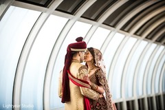 Beautiful Indian bride and groom first look. indian bride and groom,first look,indian wedding photography