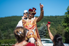 Sweet Indian groom's procession. indian groom,baraat horse,indian wedding photography