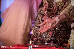 Enchanting Indian wedding ritual. indian wedding ceremony,floral and decor,indian bride and groom,mandap