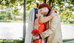 Insanely beautiful first look capture first look photography,indian groom fashion,indian bride fashion