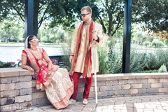 Indian couple's glamour indian bride and groom,outdoor photography,bridal jewelry