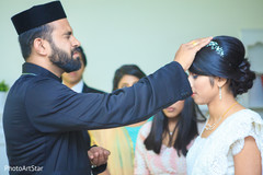 Indian bride pre-wedding ceremony ritual. indian fusion wedding ceremony,indian bride