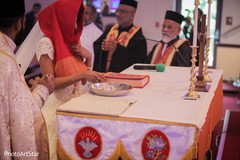 Indian bride ceremony moments. indian fusion wedding ceremony,indian bride