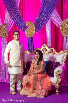 Lovely indian bride and groom portrait Lovely indian bride and groom portrait