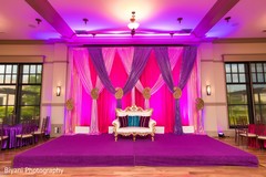 Colorful indian wedding stage Colorful indian wedding stage