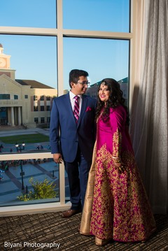 Glamorous indian bride and groom indian bride and groom portrait,indian wedding reception,indian bride fashion,indian groom suit