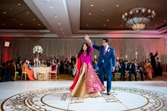 Wonderful indian bride and groom's first dance indian bride and groom,indian wedding reception,indian wedding reception photography,dj and entertainment