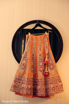 Red and orange bridal lehenga. indian bride lehenga,indian bride fashion