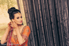 Indian bride getting ready photo shoot. indian bride,getting ready,hair and makeup