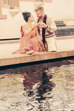 Indian bride and groom sweet shot. indian bride groom,indian wedding photography