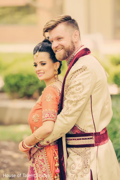 Dreamy Indian bride and groom capture. indian bride groom,indian wedding photography,indian fusion wedding