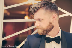 Picture perfect Indian groom. indian groom,tux,indian wedding photography