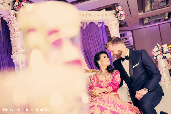 Inspiring Indian wedding reception photo shoot.