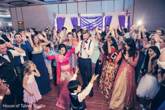 Indian wedding celebration. indian wedding reception,indian bride and groom,dj