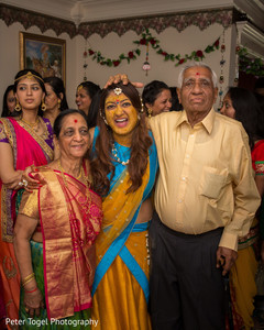 Indian bride's portrait pre- wedding celebrations,indian bride,haldi ceremony