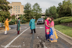 Creative indian bride and groom with groomsmen capture pre- wedding celebrations,indian bride fashion,indian groom fashion,indian groomsmen fashion