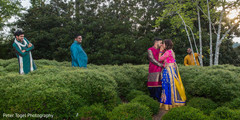 Indian bride and groom with groomsmen romantic capture pre- wedding celebrations,indian bride fashion,indian groom fashion,indian groomsmen fashion