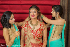 Adorable indian bride getting ready indian bride fashion,bridal jewelry,indian bridesmaids’ fashion,indian bride getting ready