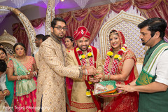 Glamorous indian bride and groom at their wedding ceremony indian wedding ceremony,indian bride and groom,indian wedding ceremony photography