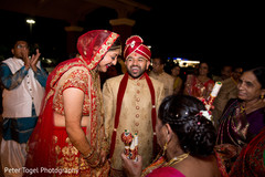 Joyfu indian couple at wedding ceremony indian bride and groom,indian wedding ceremony