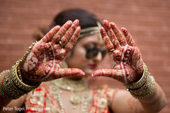 Indian bride showing her incredible mehndi art indian bride,maharani's bridal bangles,mehndi art