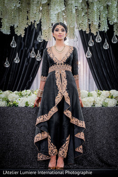Sensational indian bride's reception outfit indian bride fashion,indian wedding gallery,bridal jewelry