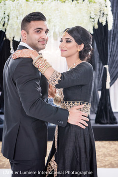 Classic indian couple's first dance indian wedding reception,indian bride and groom,dj and entertainment