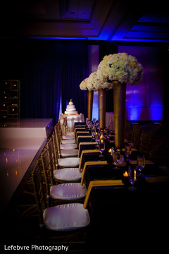 Sumptuous Indian wedding reception decor. indian wedding reception,indian wedding decor,floral centerpiece