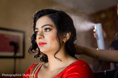 Gorgeous indian bride getting ready Gorgeous indian bride getting ready