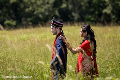 Adorable indian bride and groom's first look capture first look photography,indian groom fashion,indian bride fashion