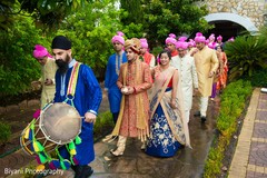 Indian groom's baraat procession Indian groom's baraat procession