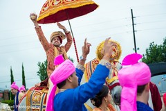 Indian groom riding a white baraat horse Indian groom riding a white baraat horse