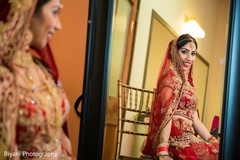Gorgeous indian bride in red and gold lengha Gorgeous indian bride in red and gold lengha