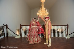 Dazzling indian bride spinning around groom Dazzling indian bride spinning around groom
